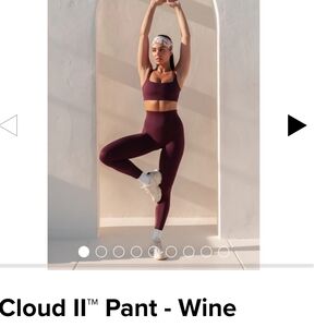 Cloud II Wine Activewear Set